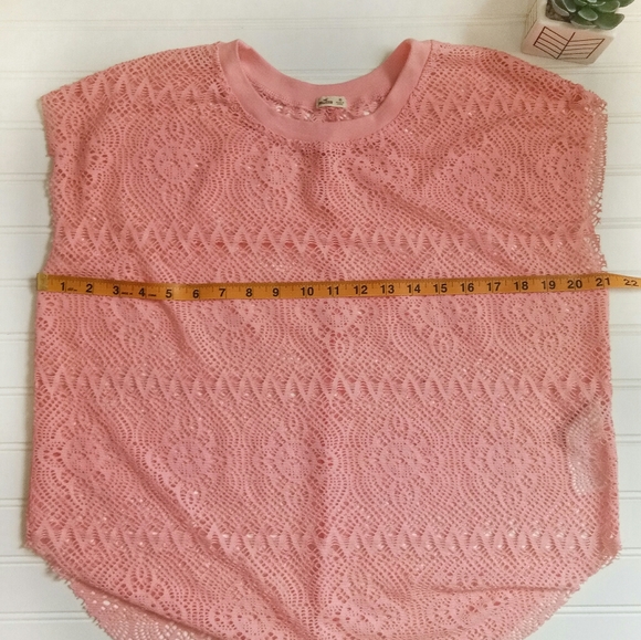 Hollister Floral Mesh/Lace Top - Picture 7 of 8